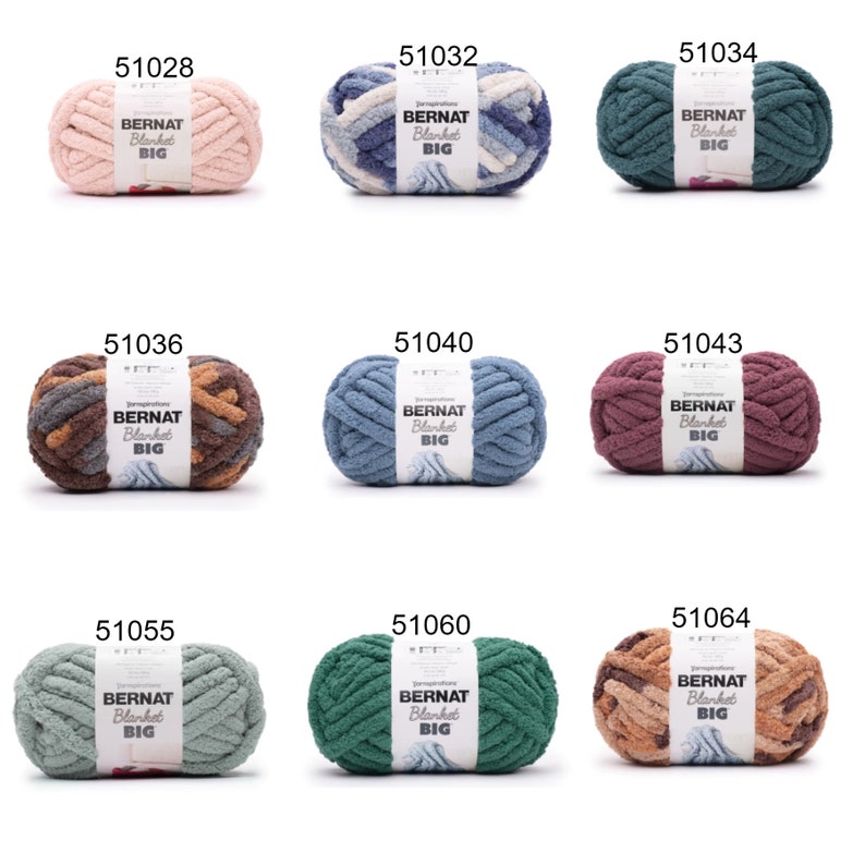 Bernat Blanket Big Soft Chenille Yarn Chunky Yarn Soft Chunky Etsy
