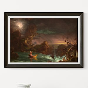 The Voyage of Life: Manhood by Thomas Cole classic oil painting printable art.