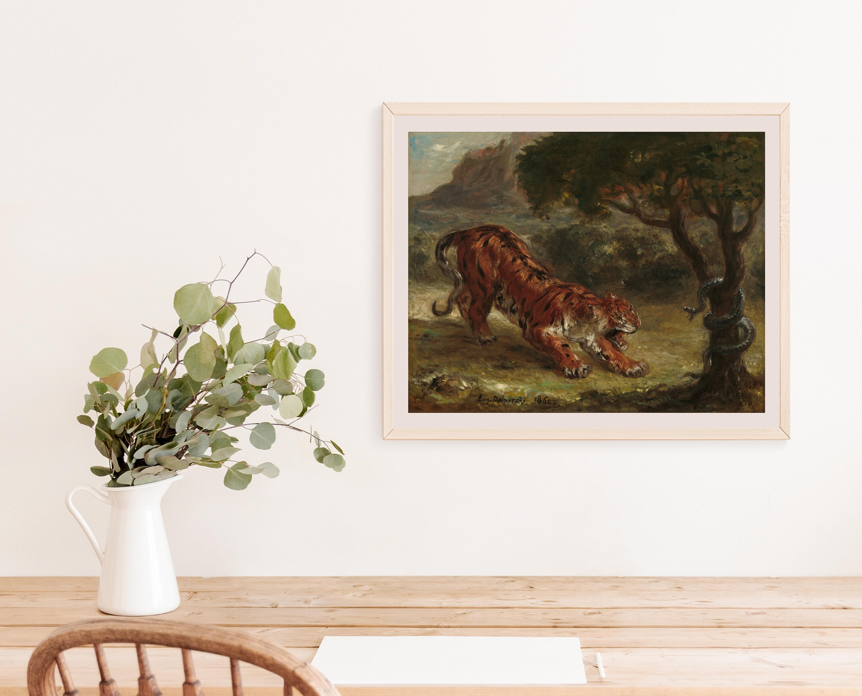 Delacroix、TIGRE ET SERPENT、海外版超希少レゾネ Delacroix、TIGRE ET SERPENT、海外版超希少レゾネ - メルカリ