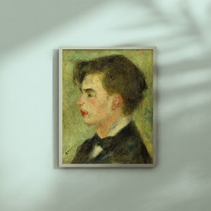 Georges Riviere by Auguste Renoir 1877 oil on cement printable vintage art