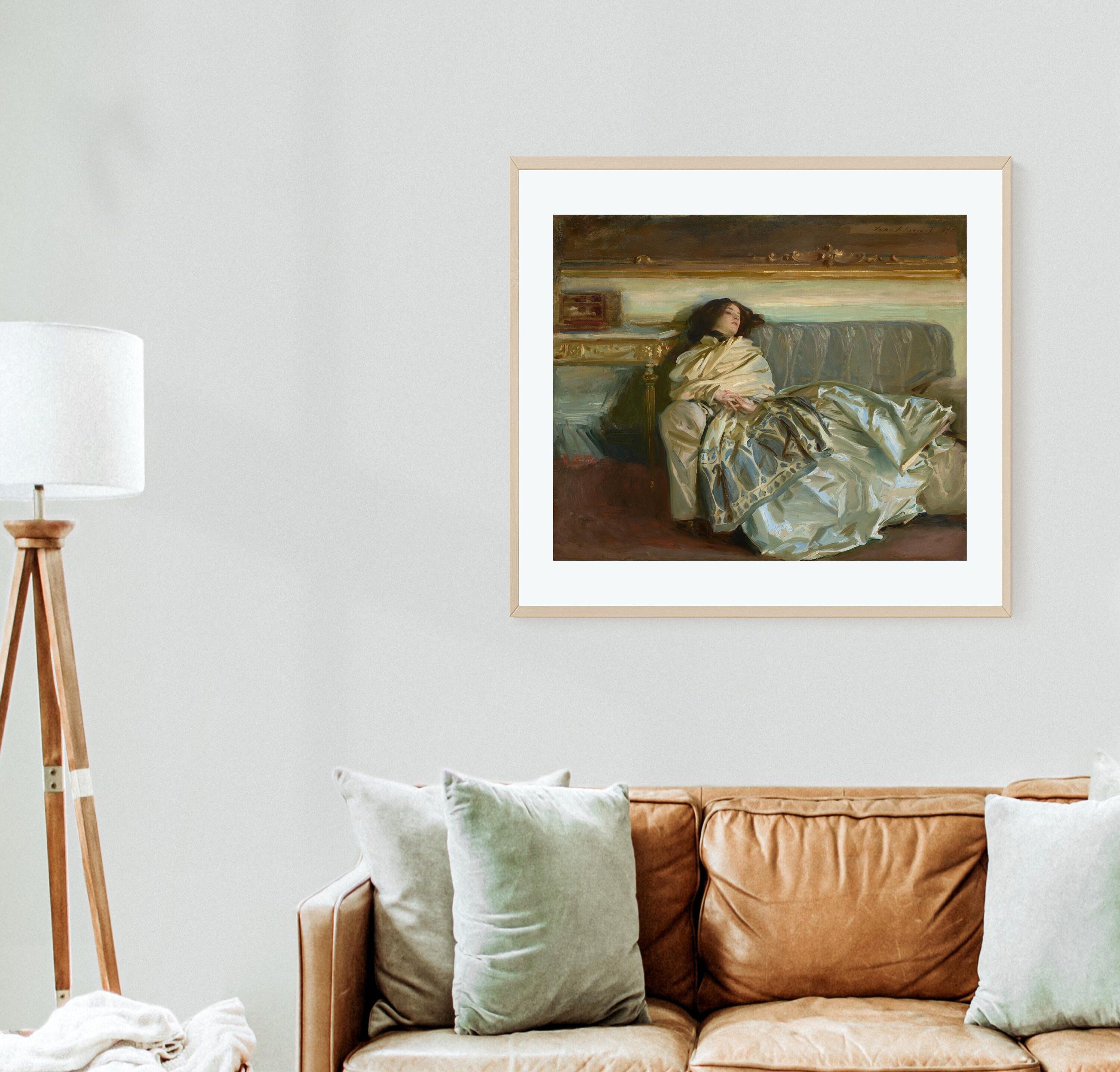 Nonchaloir repose by John Singer Sargent 1911 Oil on Canvas Printable Vintage Art Etsy