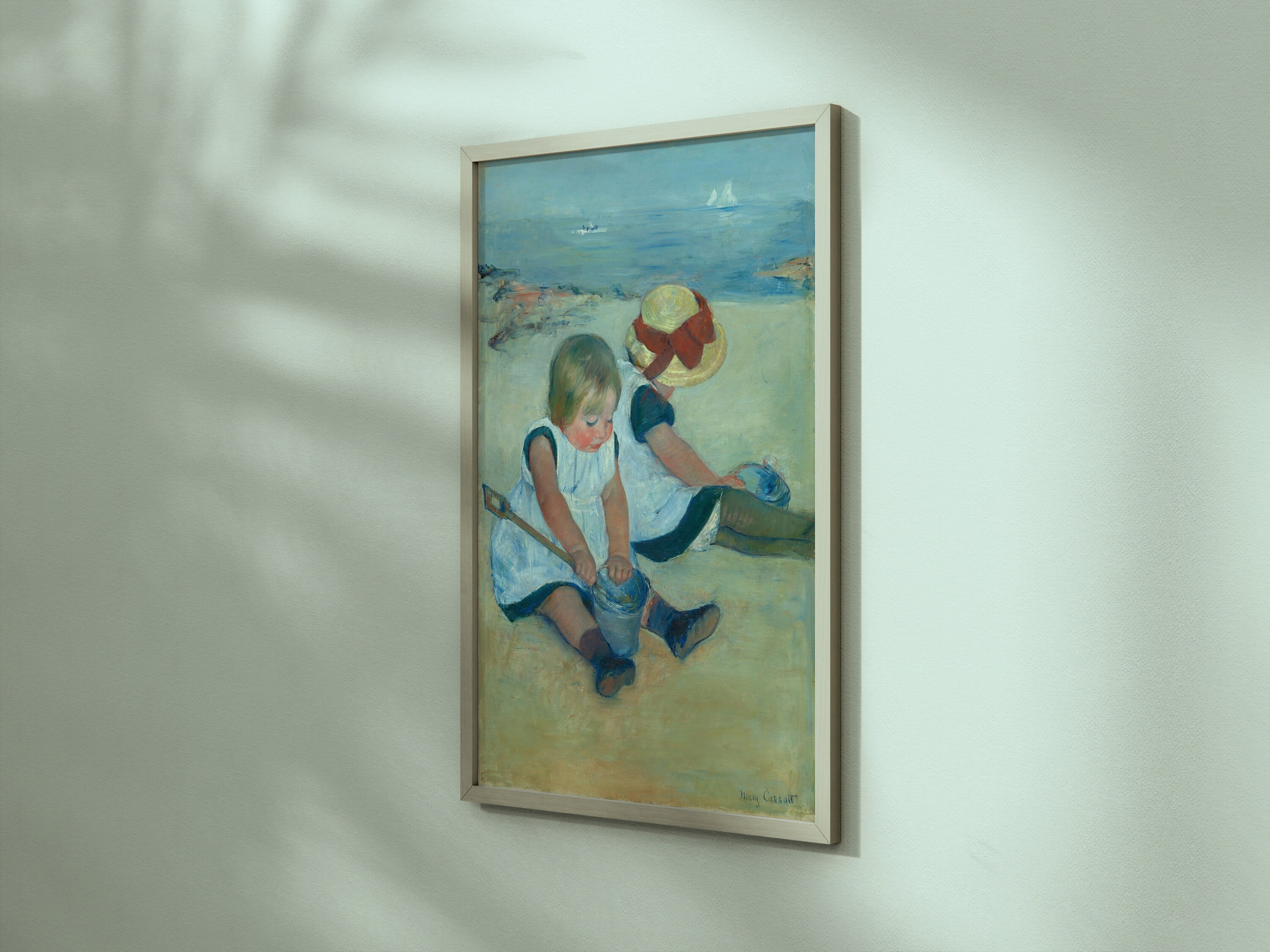 Children Playing on the Beach by Mary Cassatt 1884 Oil on Canvas ...