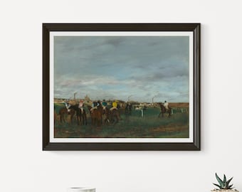 The Races by Edgar Degas, 1871–1872 | Printable Vintage Wall Art | Digital Download
