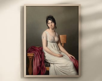 アンリオ夫人 – オーギュスト・ルノワール c. 1876 年油彩キャンバス