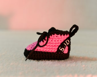 Gift For Climber - Crochet Baby Climbing Shoes - Crochet Booties - Baby Shower Gift
