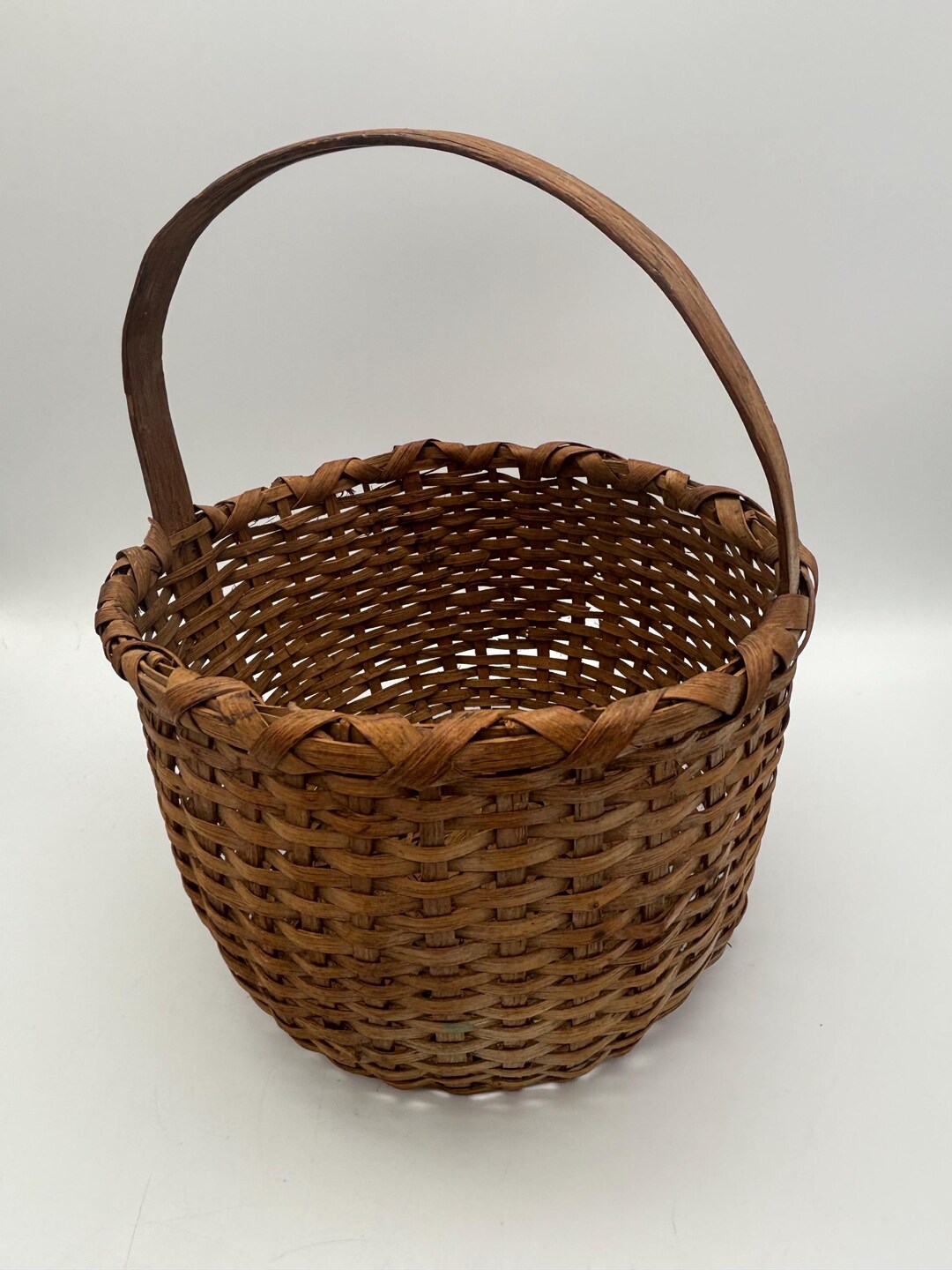 Primative Antique Split Oak or Ash Gathering Basket - Etsy