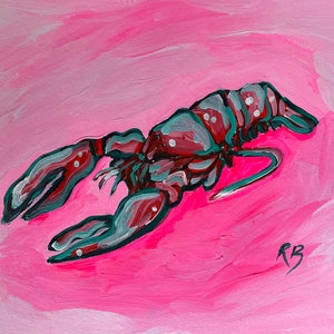 Lobster Wall Decor Lobster Art Print Cape Cod Housewarming Gift