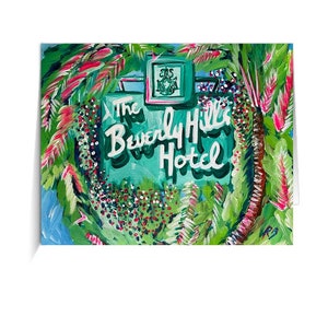 Beverly Hills Hotel Biglietto di auguri