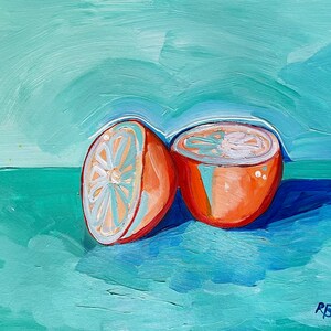 Pomarańcze Art Print Cytrusy Art Print Aperol Spritz Dekoracja ścienna Sztuka ścienna do kuchni Prezent na parapetówkę Prezent urodzinowy
