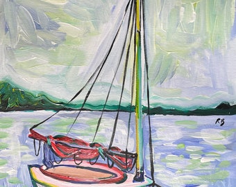 Sailing Cape Cod Greeting Card