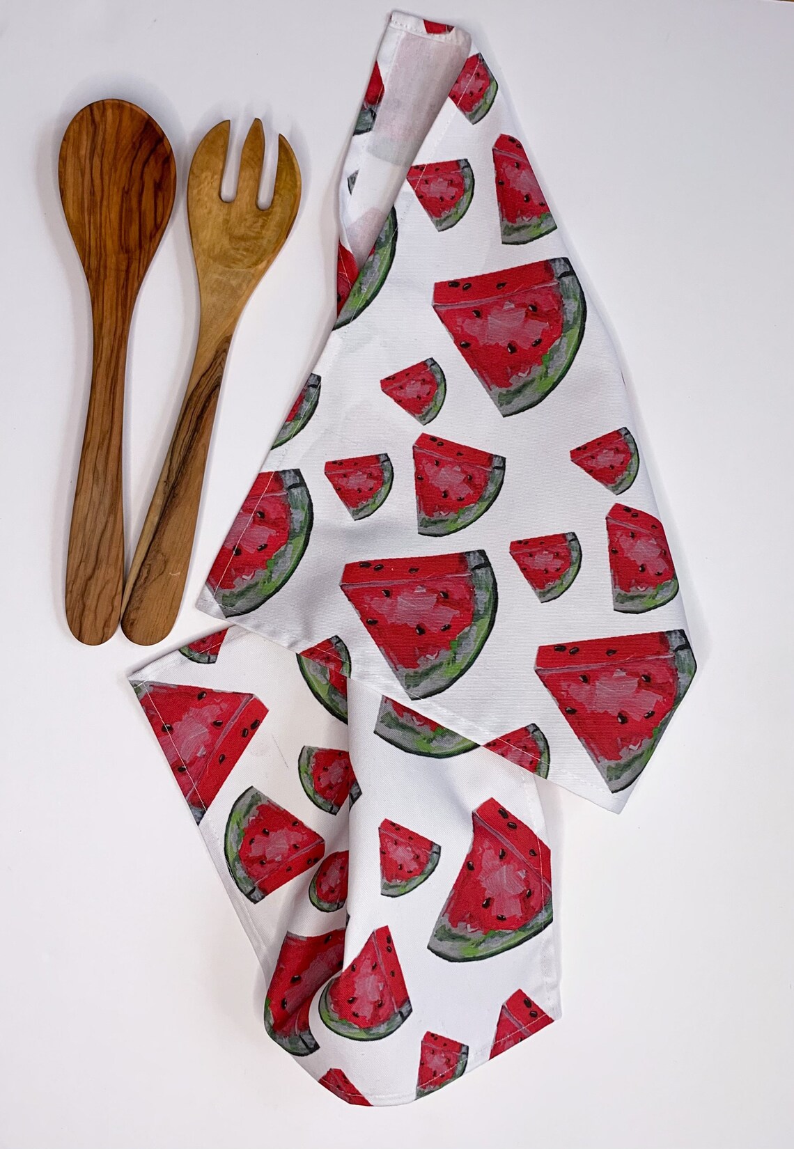 Watermelon Tea Towel Kitchen Towel Etsy