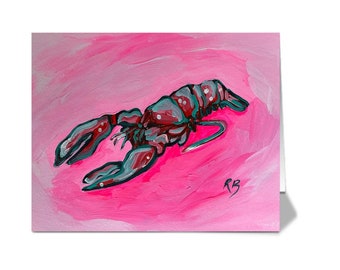 Lobster Greeting Card