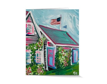 Nantucket Island Greeting Card