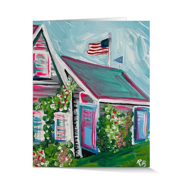 Nantucket Island Greeting Card