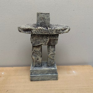 Inukshuk Sculpture with Whistler Canada name drop