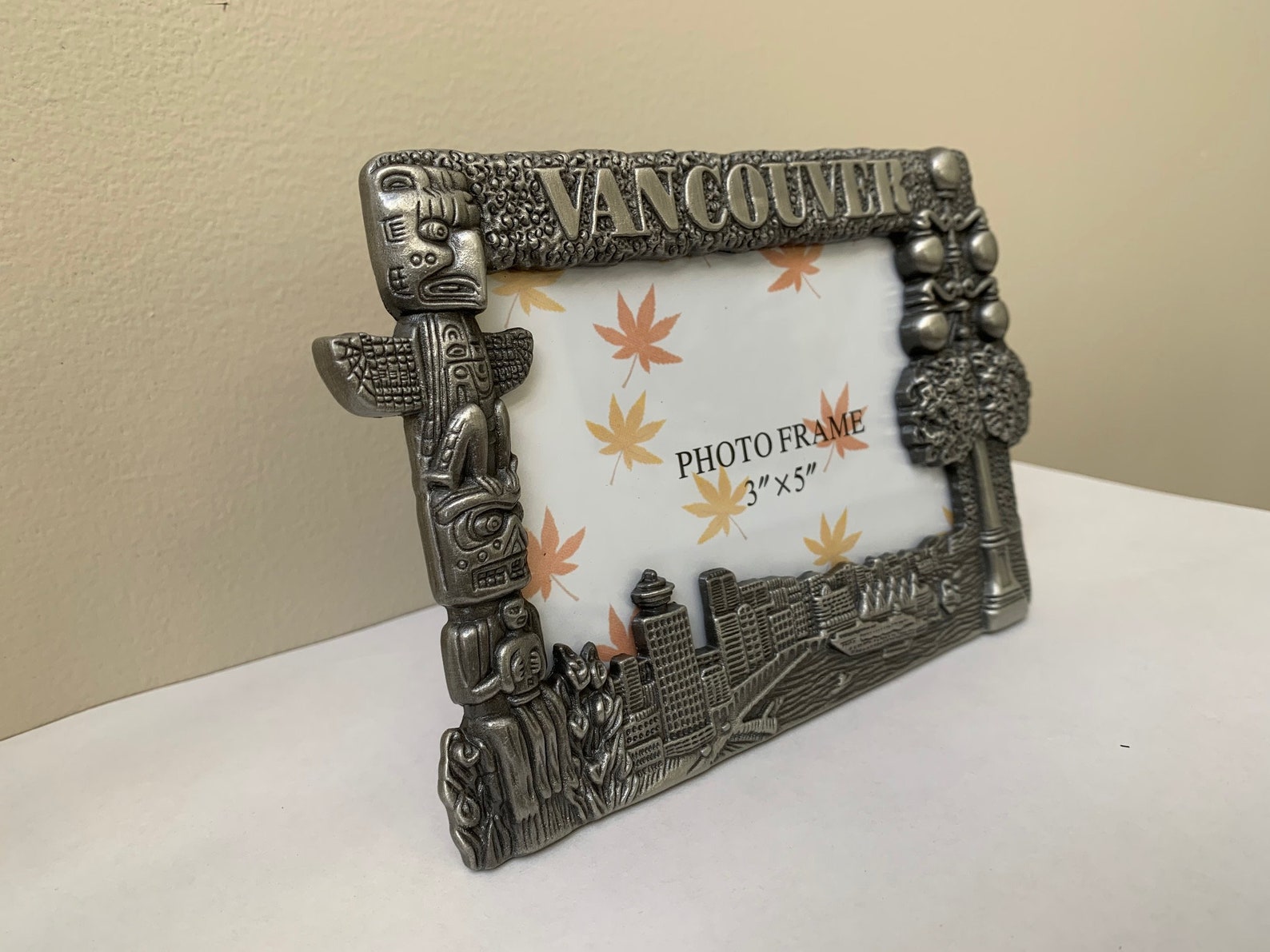 Pewter Photo Frame 3x5 VANCOUVER Etsy.de