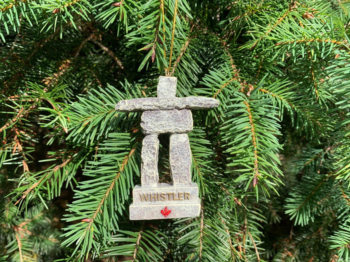 Whistler Inukshuk Christmas Tree Ornament - Etsy Canada