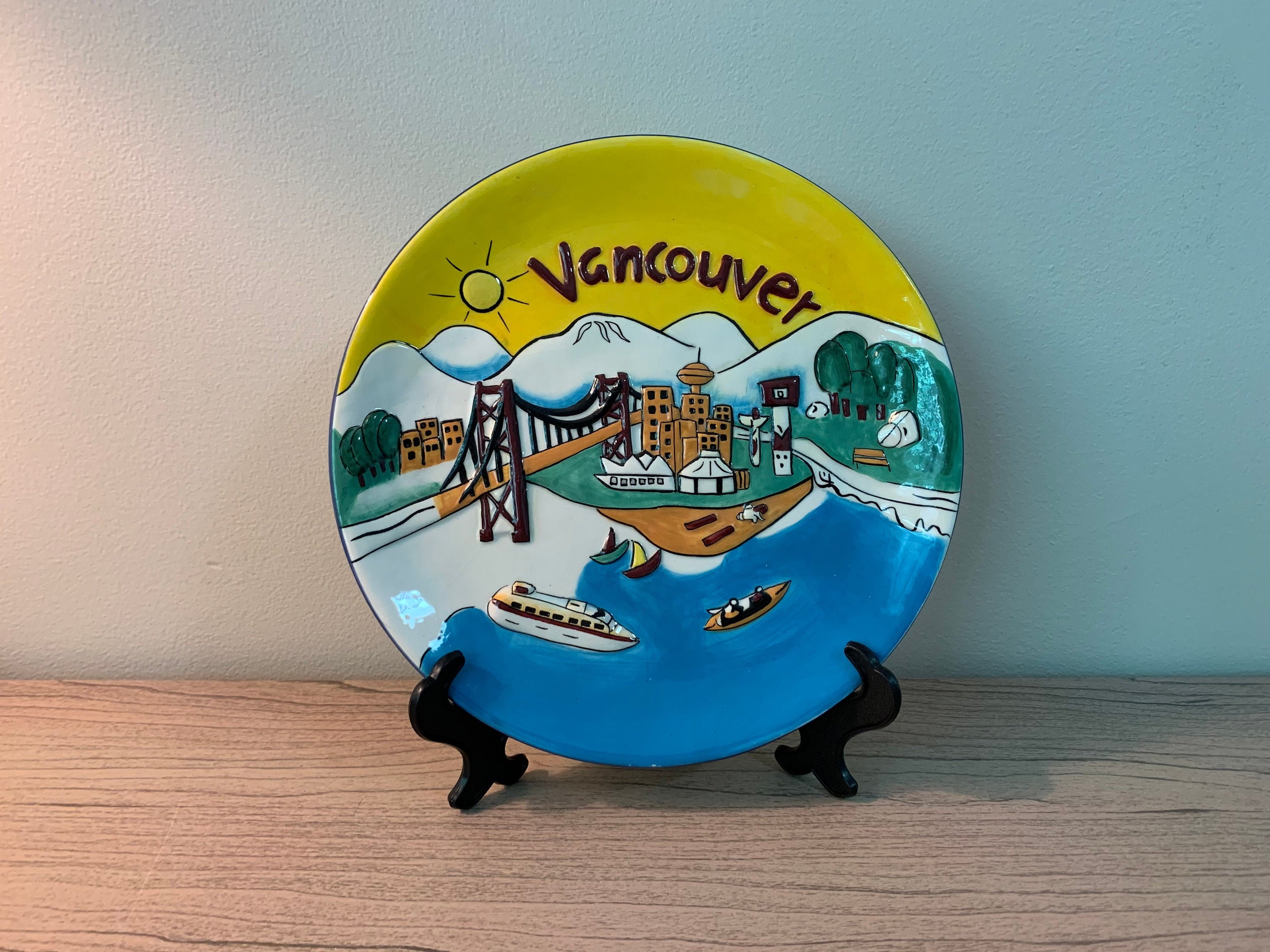 8 Plaque Souvenir Vancouver Canada Etsy UK