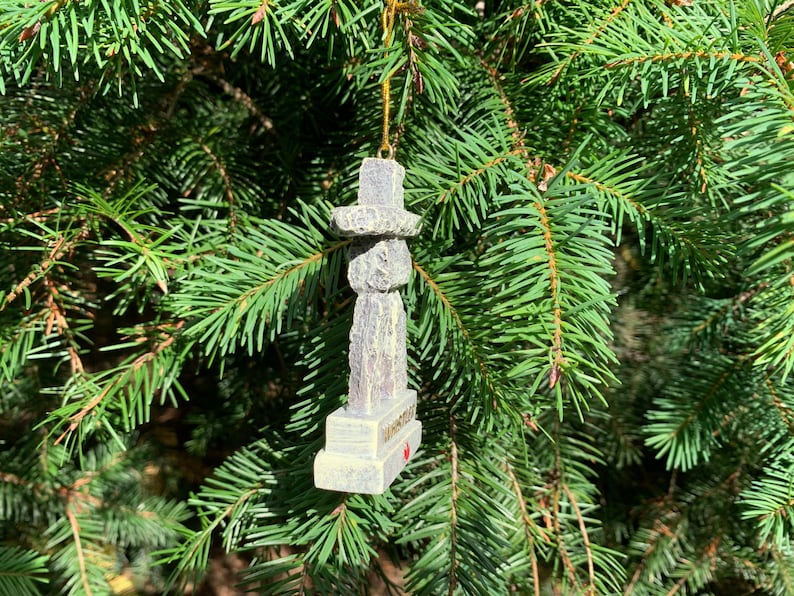 Whistler Inukshuk Christmas Tree Ornament - Etsy Canada