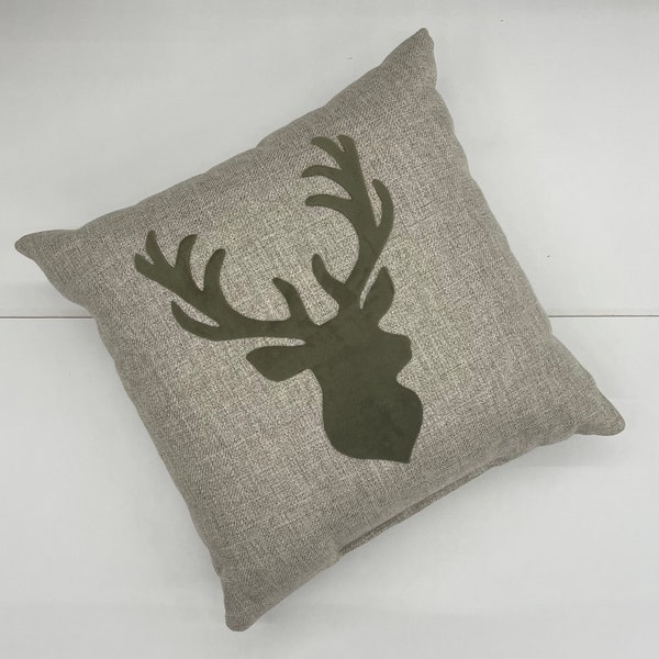 Deer Pillow Etsy