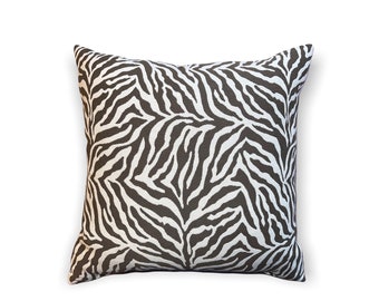 Zebra Pillow, Animal Print