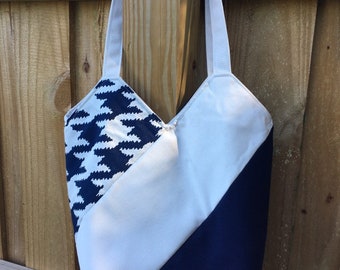 Navy Tote