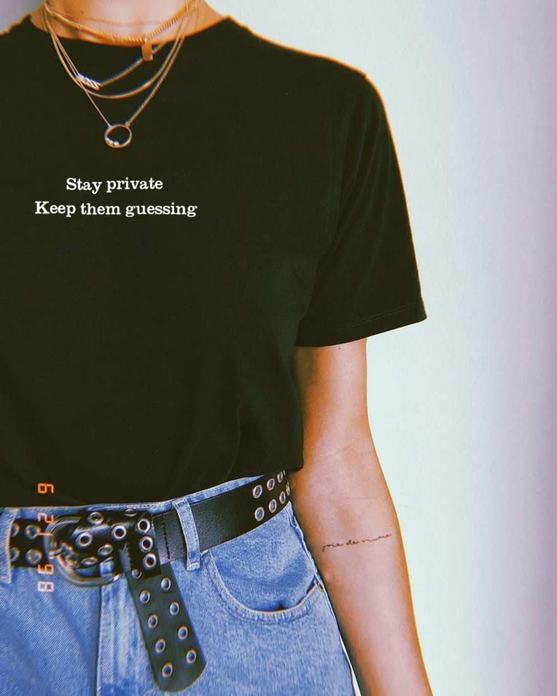 Stay Private Keep Them Guessing Unisex T-shirt Oversized | Etsy