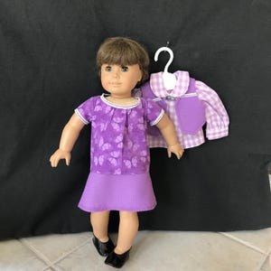 Skirt, 2 blouses, & vest/ Fits American girl 18-inch