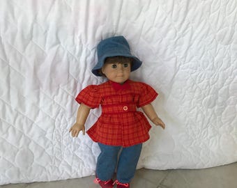 4-pc doll clothes outfit/Fits American girl 18-inch