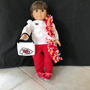 Kansas City Chiefs Outfit/Fits American girl 18-inch