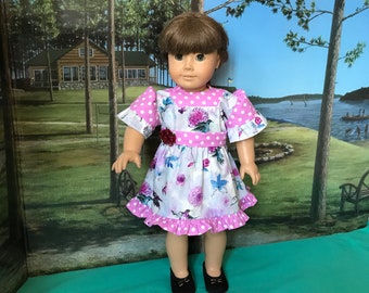 Spring dress fits AG 18-inch