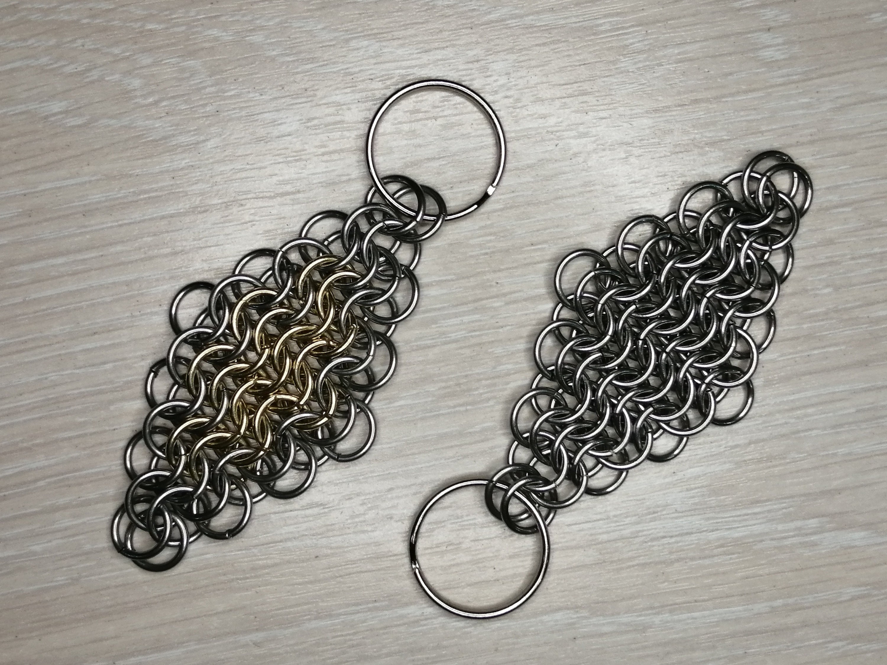 Keychain Chainmail keychain Nice trinket Chainmail Etsy