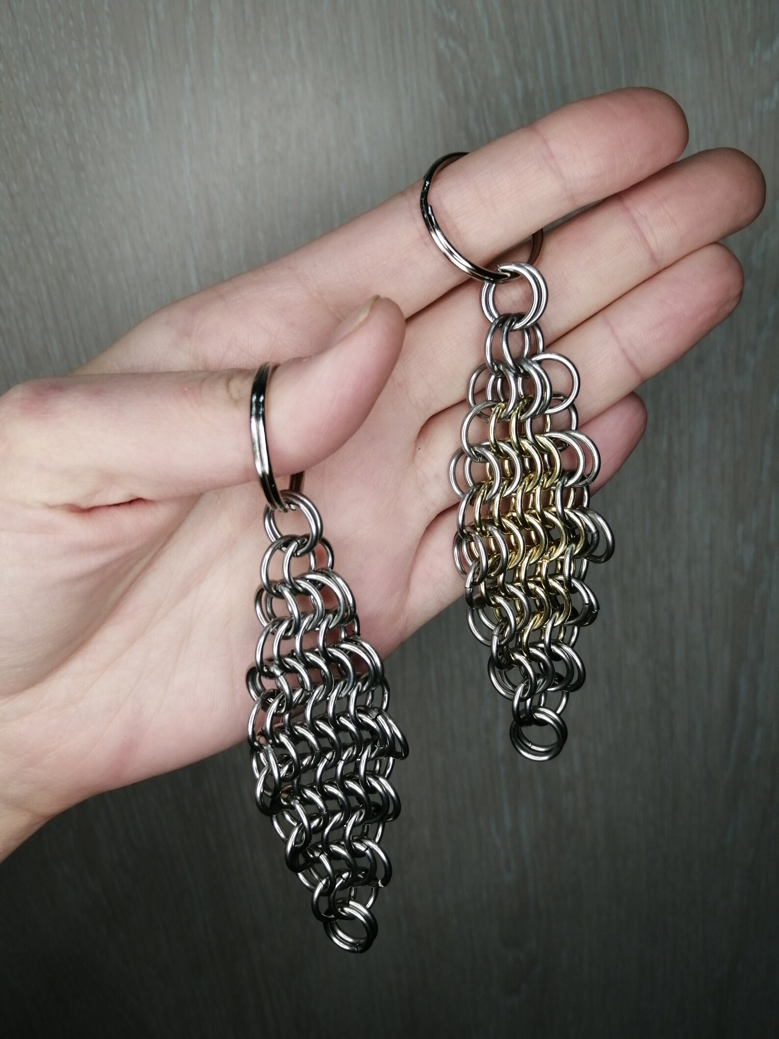 Keychain Chainmail keychain Nice trinket Chainmail Etsy