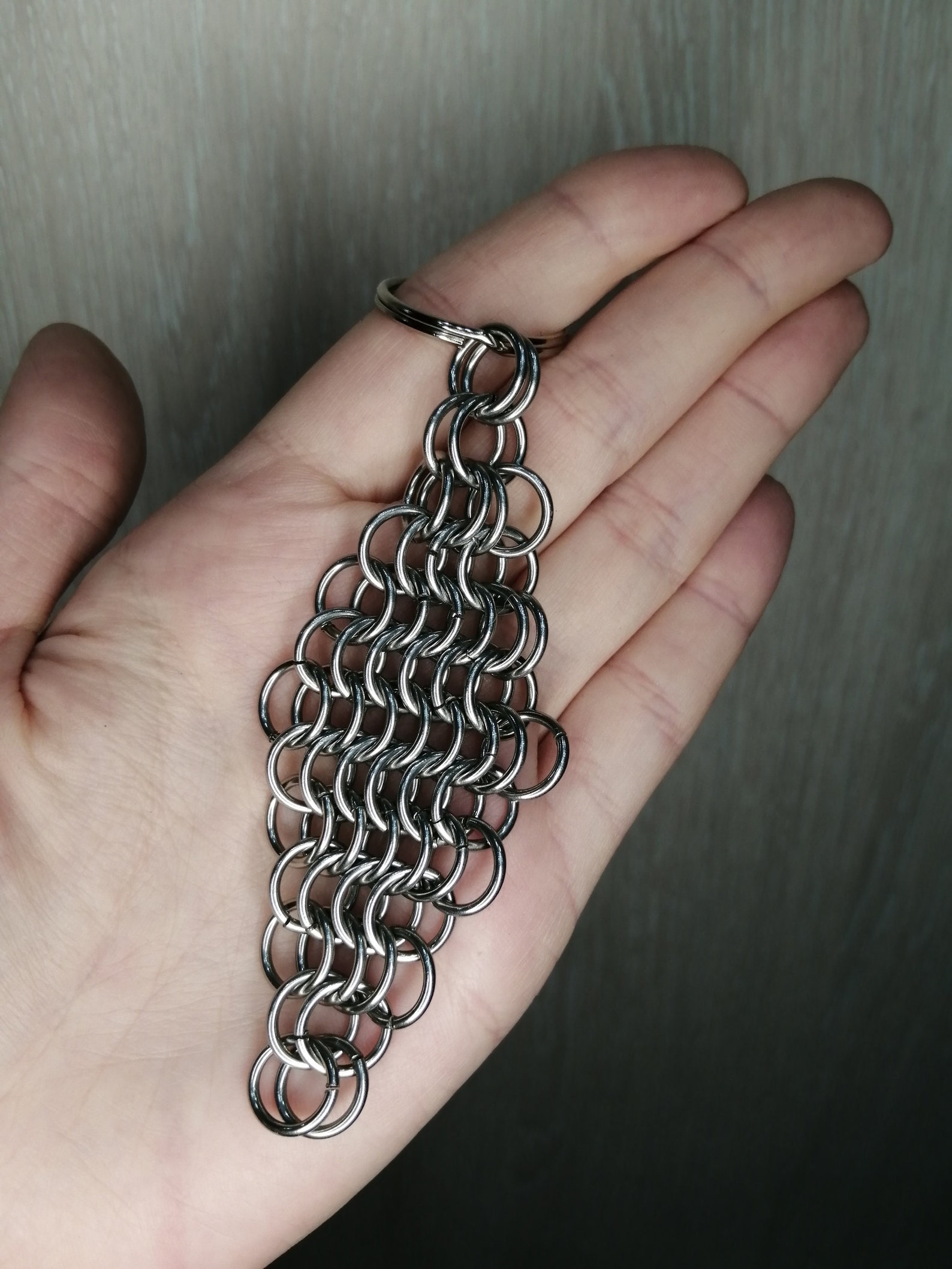Keychain Chainmail keychain Nice trinket Chainmail Etsy