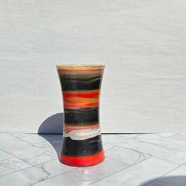 8 inch Multicolored Vase