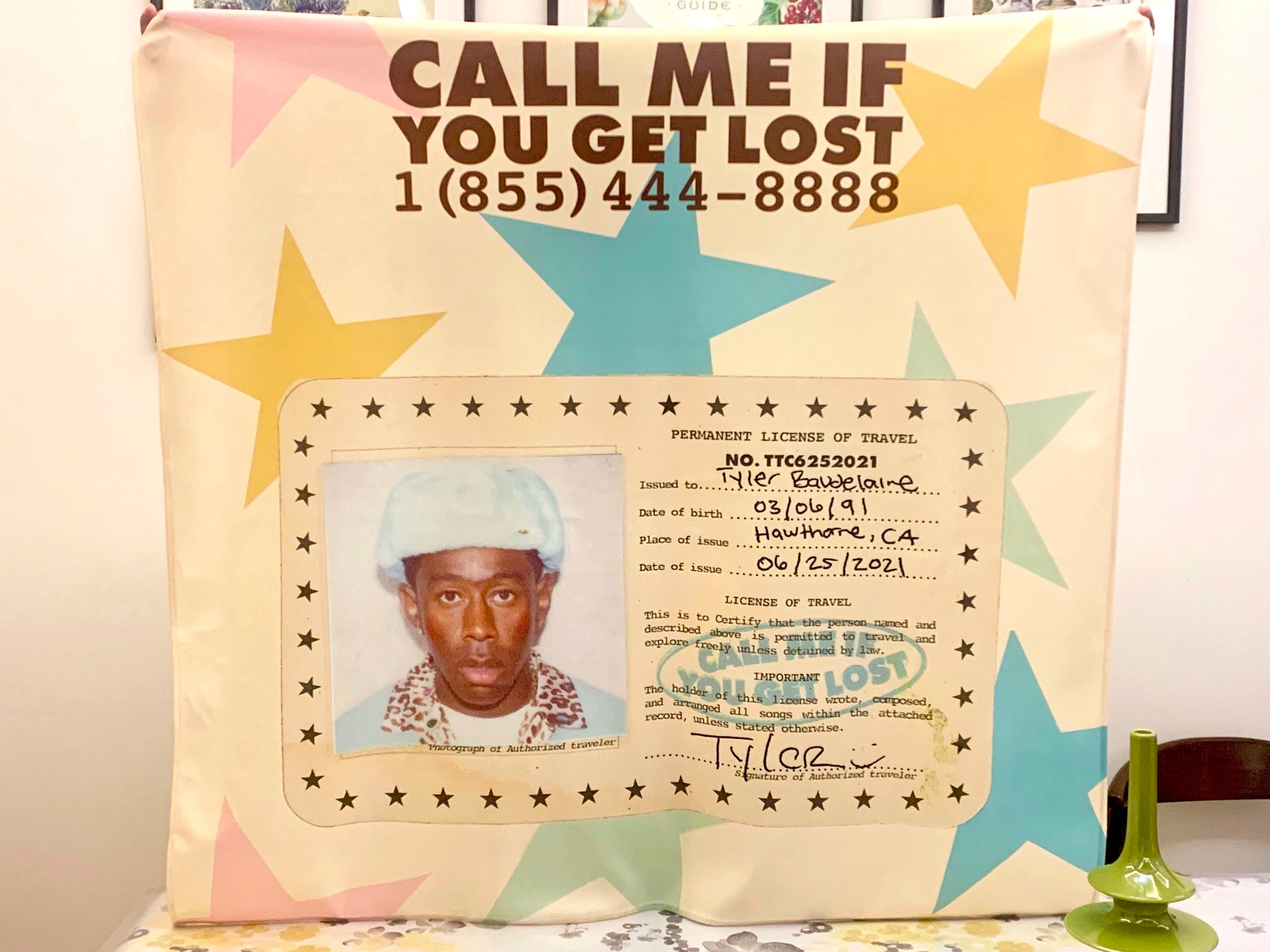 Tyler The Creator Call Me If You Get Lost Large Tapestry Etsy