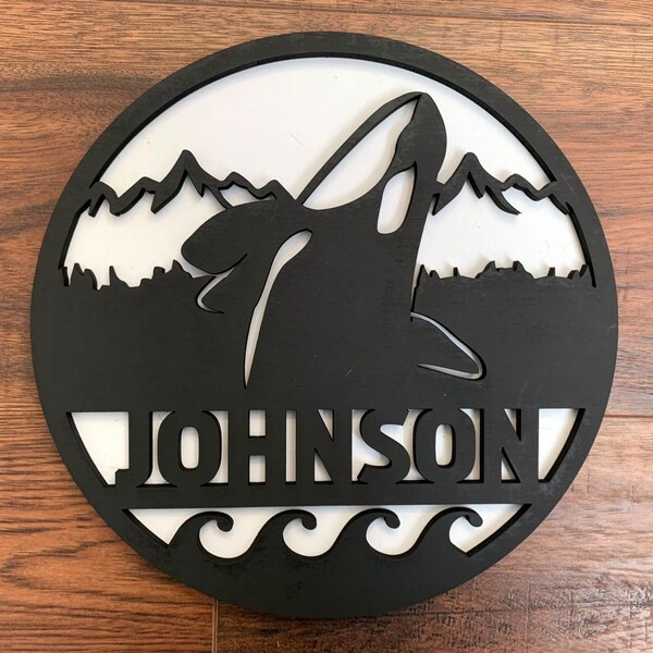 Signo de nombre salvaje personalizado, Edición Orca