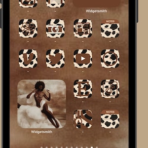 Two Sets Of Overlay Cow Print Ios 14 Home Screen Icons 2 Etsy With the introduction of ios 14 software comes widgets, and with them, the opportunity to transform and customize your iphone home screen. two sets of overlay cow print ios 14