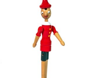antique wooden pinocchio doll