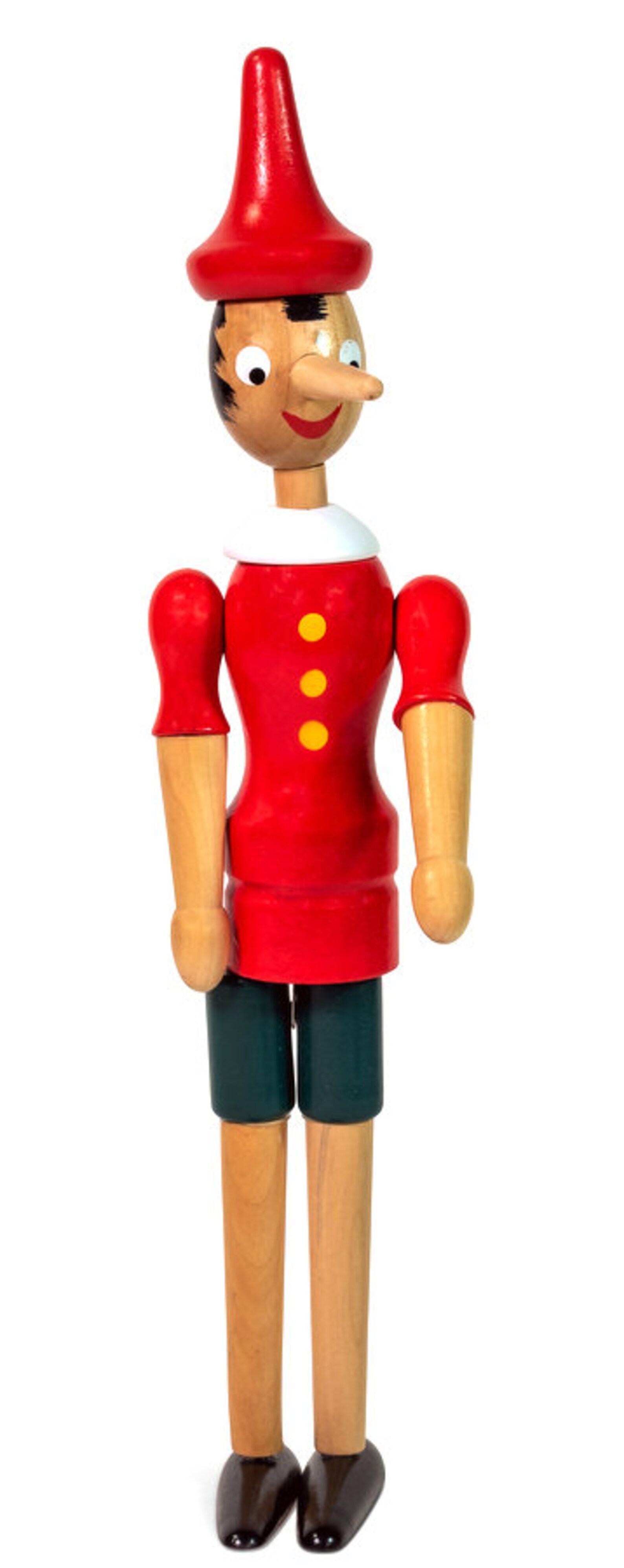 New Pinocchio Toy Figure Doll Wood Wooden Italy Articulate Etsy