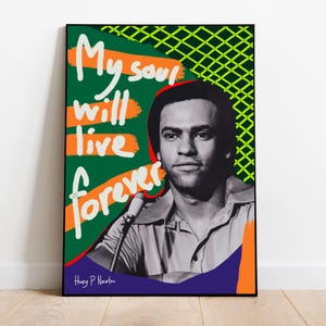 Huey P. Newton Poster, Black History Posters Classroom, Inspirational Quotes Poster, Activist Art Print, Black Panther Wall Art