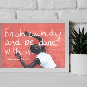 Ralph Waldo Emerson Quote Print, inspirerende muurkunst (digitale download) afbeelding 2