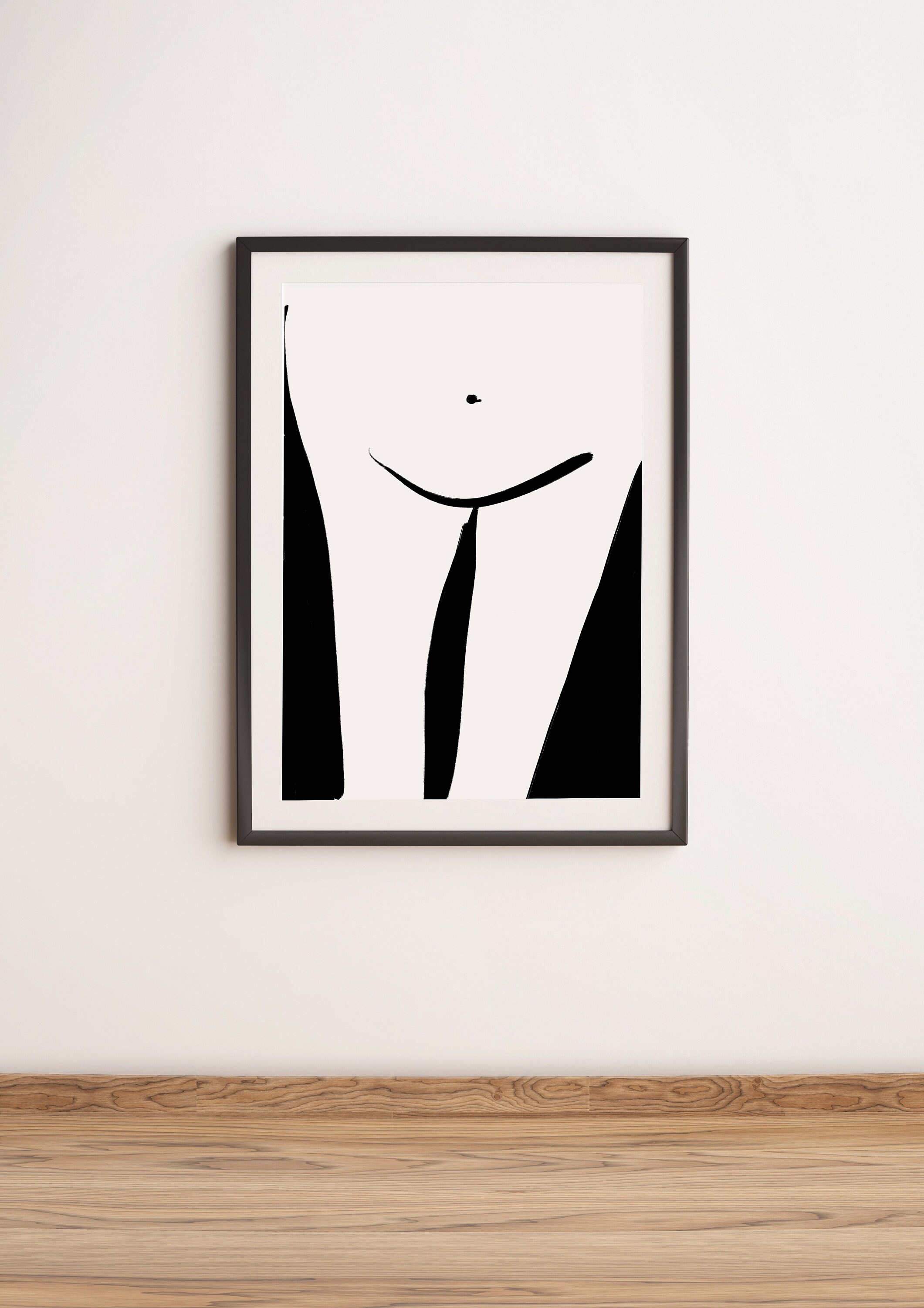 Tasteful Nudes 2 Panel Prints Nude Butt Butt Poster Black Owned Art 