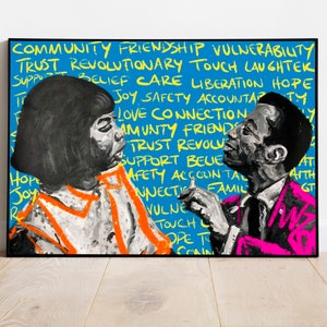 Nina Simone Poster, Schwarze Geschichte Poster, Graffiti Poster, Schwarze Americana Art, James Baldwin Print Poster, Print on Demand Wallart