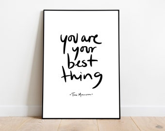 Toni Morrison quote print, zwarte geschiedenis inspirerende kunst (digitale download)