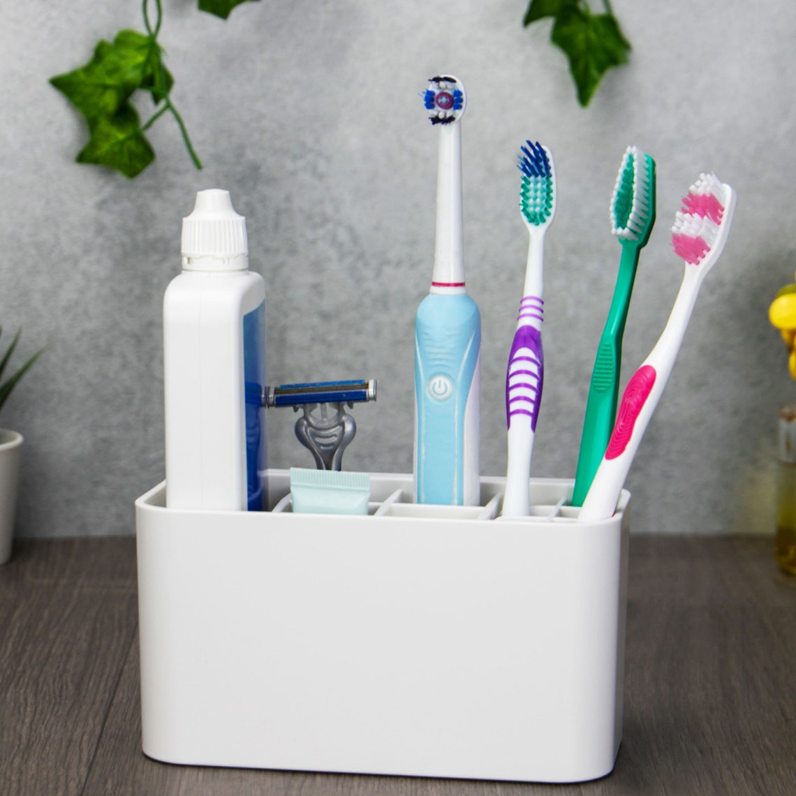 Toothbrush Holder Toothpaste Cosmetic Etsy UK