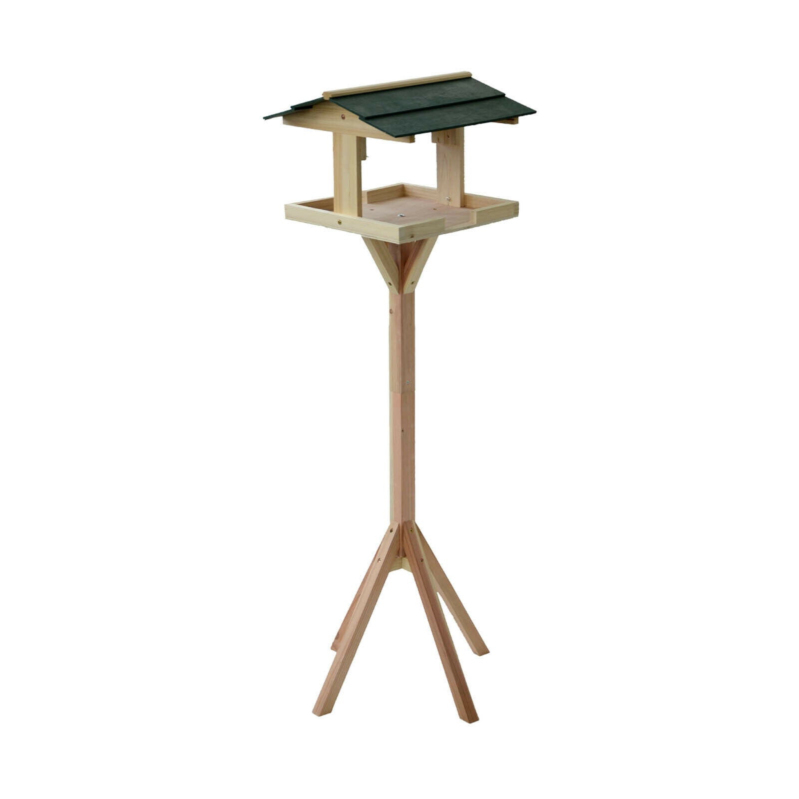 Garden Wooden Table Traditional Birds House Free Standing Bird Etsy UK