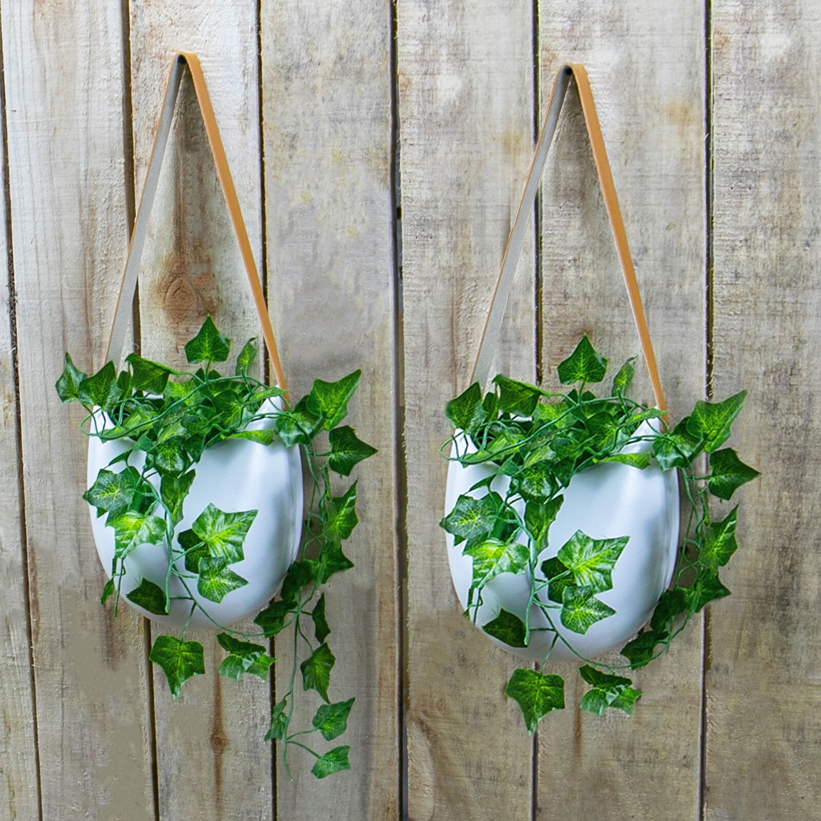 Hanging Wall Planters Set of 2 Ceramic Plant Pot Set Ceramic Etsy UK