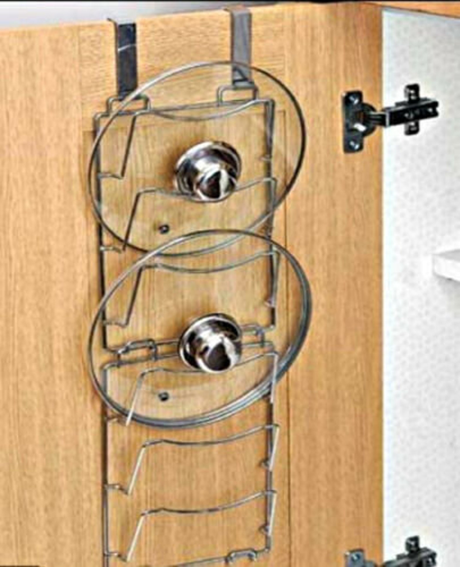 2 Section Pot Lid Holder Kitchen Cupboard Hanger 6 Layer Etsy