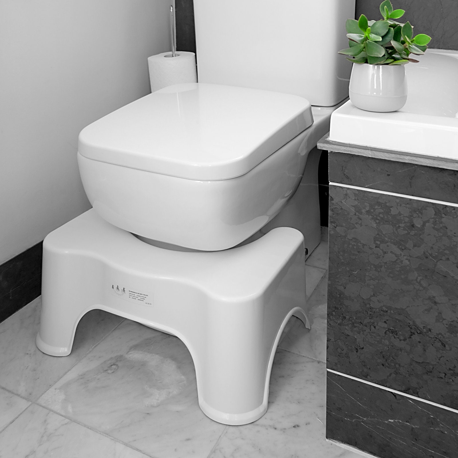 Squatting Toilet Stool Medically Tested & Proven Squat Potty Etsy